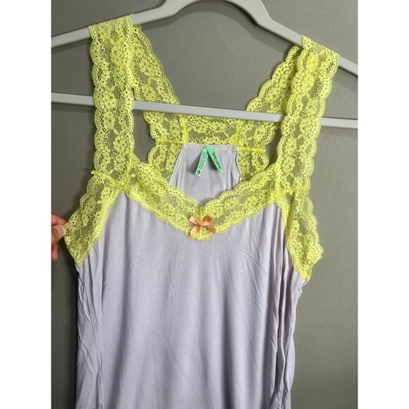 Honey Dew Tank top Fairy Y2K Retro Green Purple Lace 2000s Princess Baby Doll - Picture 11 of 11